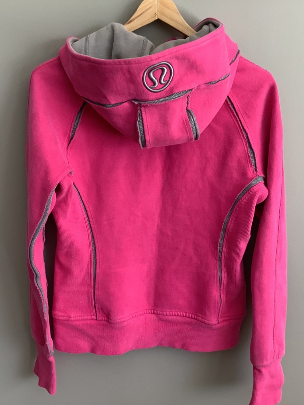 VIntage Rasberry Scuba Hoodie - Picture 3 of 13